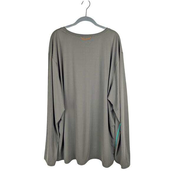 Cotopaxi Fino Long-Sleeve Tech T-Shirt Gray Green Crew Neck‎ Stretch Size XXXL - Picture 4 of 5